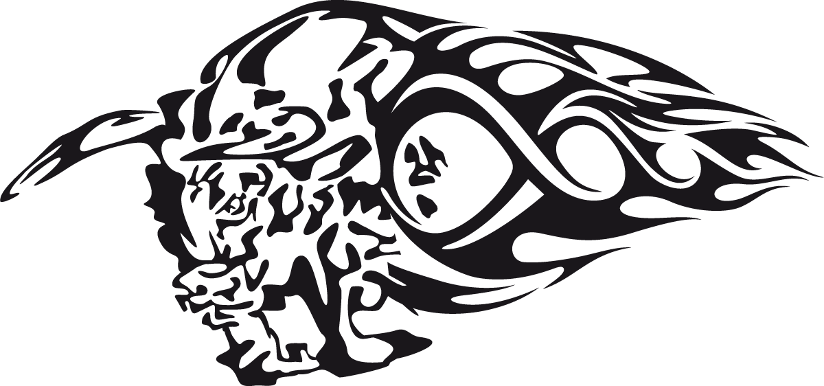 Autocollants: Animal Flames 68