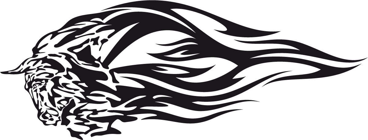 Autocollants: Animal Flames 72