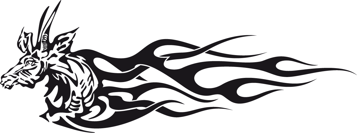 Autocollants: Animal Flames 79