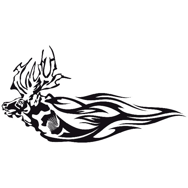 Autocollants: Animal Flames 80