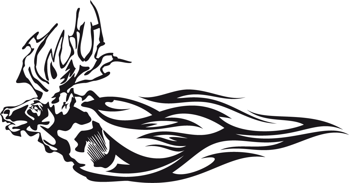 Autocollants: Animal Flames 80