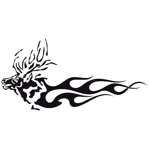 Autocollants: Animal Flames 81