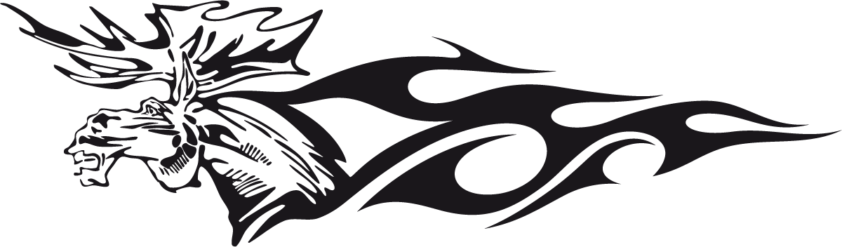 Autocollants: Animal Flames 83