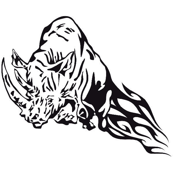 Autocollants: Animal Flames 87