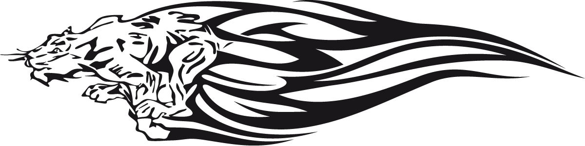 Autocollants: Animal Flames 99