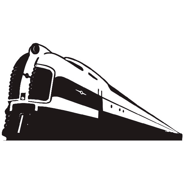 Stickers muraux: Train à grande vitesse