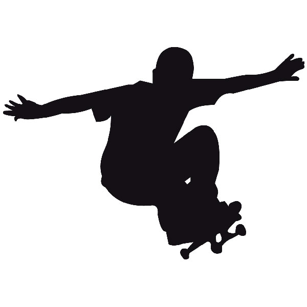 Stickers muraux: Skateur
