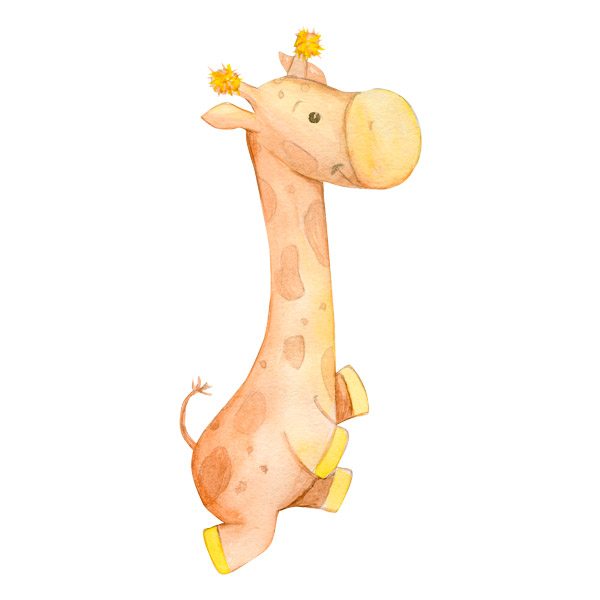 Stickers pour enfants: Enfant girafe