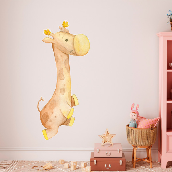 Stickers pour enfants: Enfant girafe