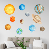 Stickers pour enfants: Planètes du système solaire 4