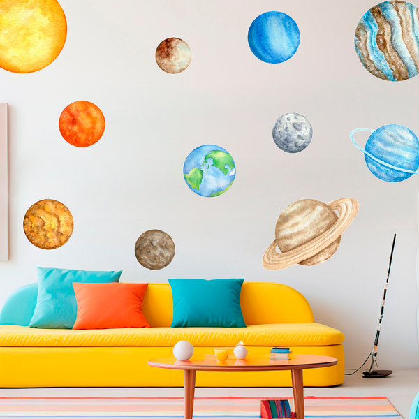 Stickers pour enfants: Planètes du système solaire