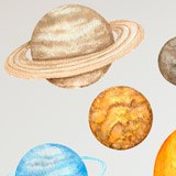 Stickers pour enfants: Planètes du système solaire 6