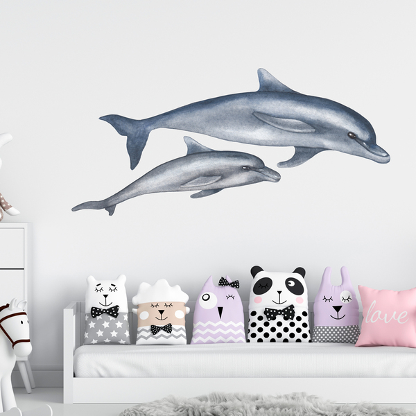 Stickers muraux: Dauphins