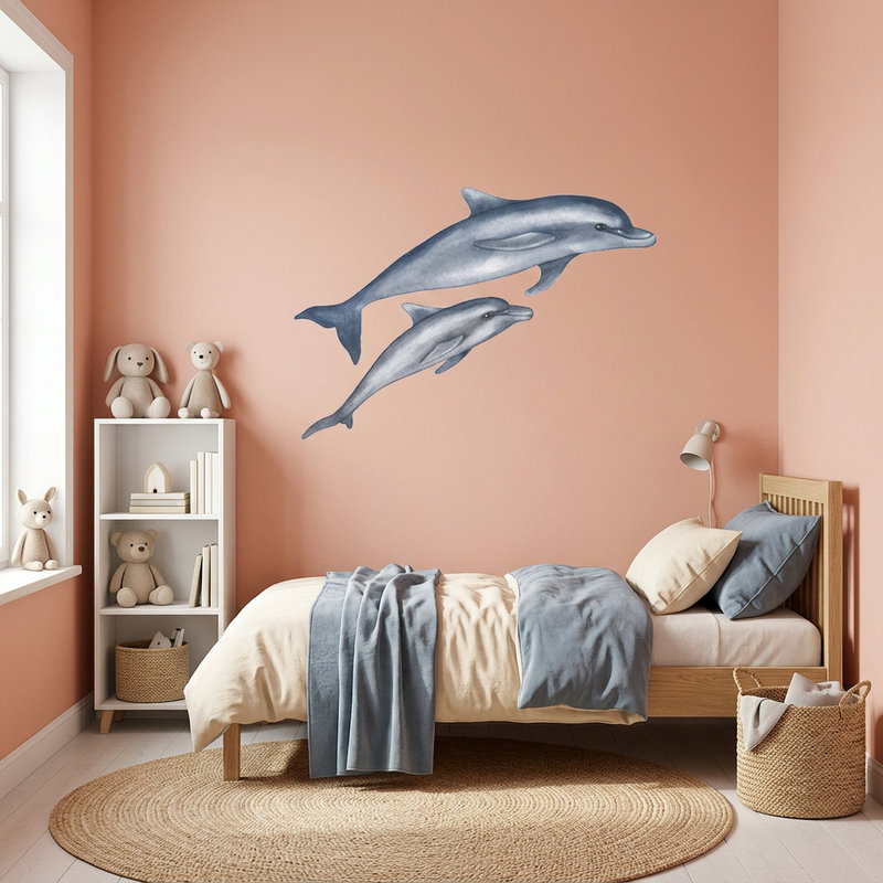 Stickers muraux: Dauphins