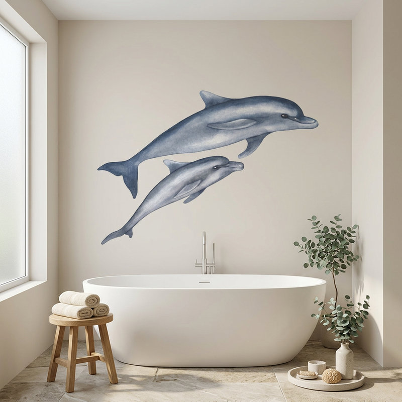 Stickers muraux: Dauphins