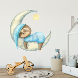 Stickers pour enfants: Le Paresseux dort sur la Lune 3