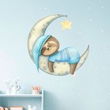 Stickers pour enfants: Le Paresseux dort sur la Lune 4