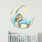 Stickers pour enfants: Le Paresseux dort sur la Lune 5