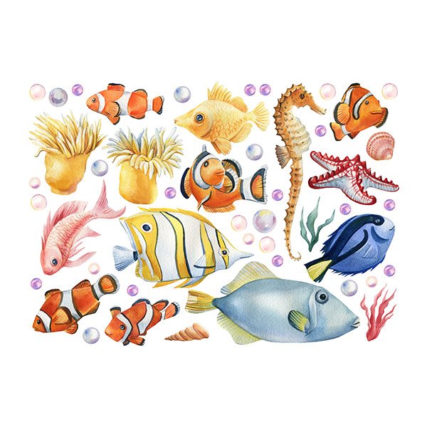 Stickers muraux: Faune Marine