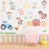 Stickers pour enfants: Kit animaux de la ferme 3