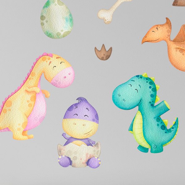 Stickers pour enfants: Kit des Dinosaures