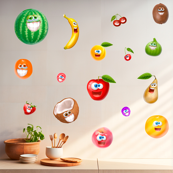 Stickers pour enfants: Kit de Fruits