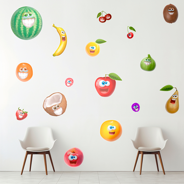 Stickers pour enfants: Kit de Fruits