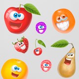 Stickers pour enfants: Kit de Fruits 6