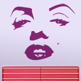 Stickers muraux: Visage de Marilyn Monroe 2