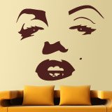 Stickers muraux: Visage de Marilyn Monroe 4