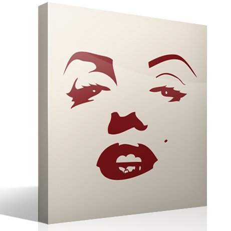 Stickers muraux: Visage de Marilyn Monroe