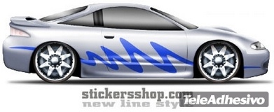 Autocollants: New Line 23 2