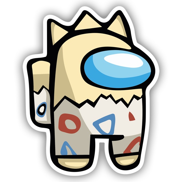 Autocollants: Among Us Togepi Pokemon