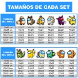 Stickers pour enfants: Kit 12X Among Us Personnages Pokémon 3