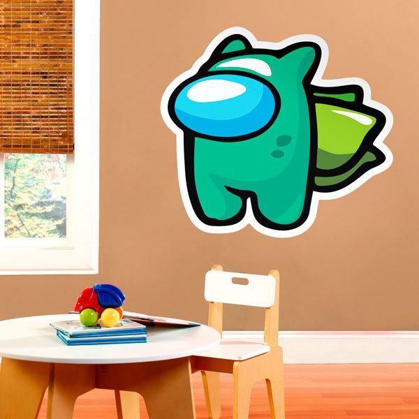 Stickers pour enfants: Among Us Bulbasur