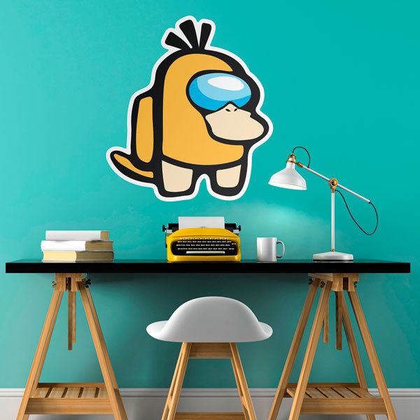 Stickers pour enfants: Among Us Psyduck