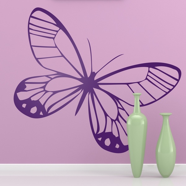 Stickers muraux: Papillon Tatochila femelle