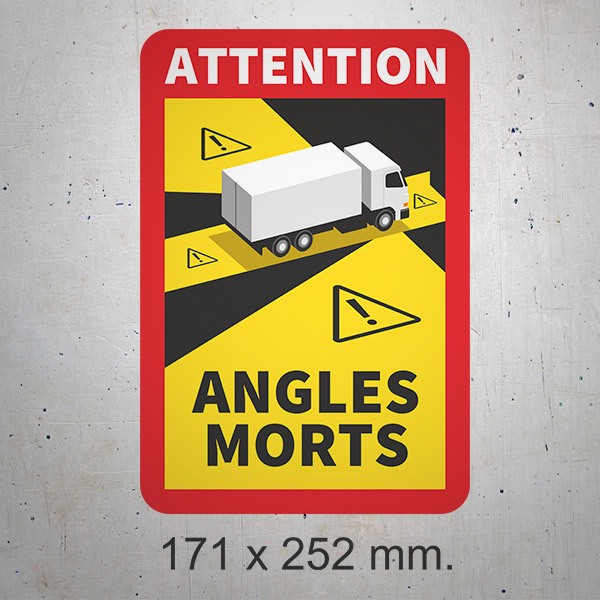 Autocollants: Camions Angles Morts
