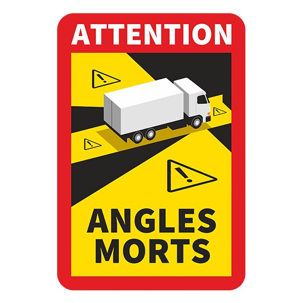 Autocollants: Camions Angles Morts