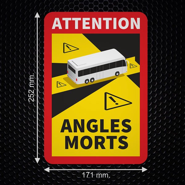 Autocollants: Les bus des Angles Morts