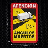 Autocollants: Attention aux Angles Morts pour les Camions dans E 3