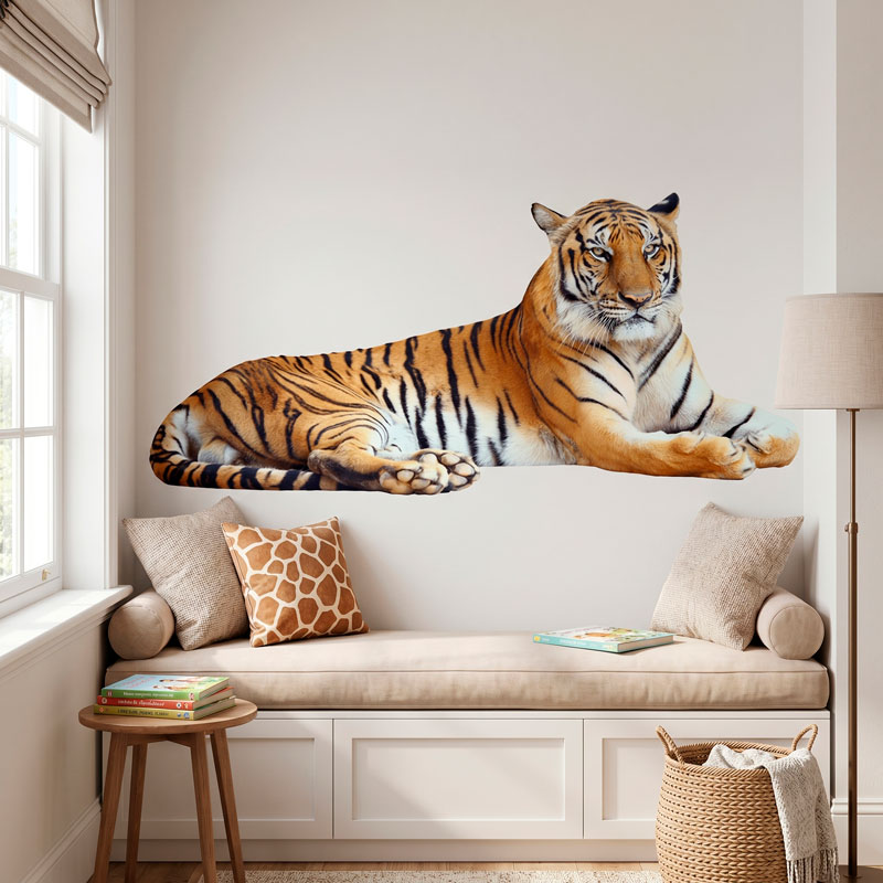 Tigre d&eacute;tendu 3/6