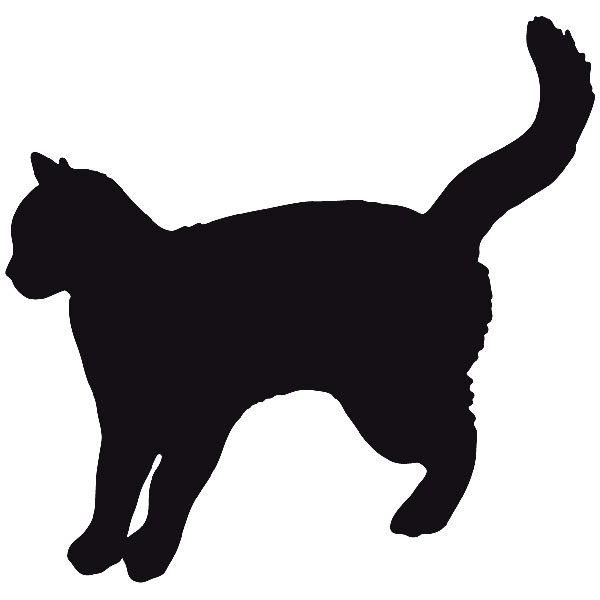 Stickers muraux: Silhouette de chat