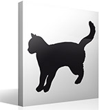 Stickers muraux: Silhouette de chat 2