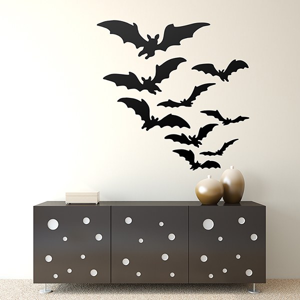 Stickers muraux: Chauves-souris silhouette