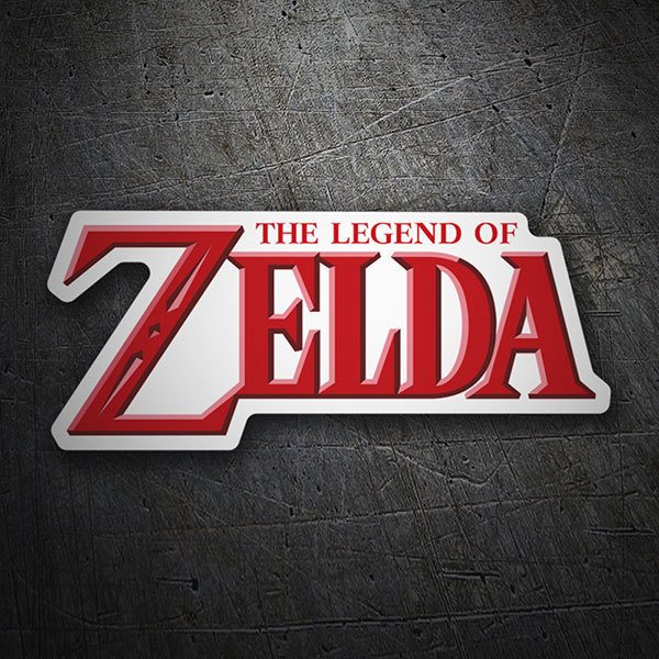 Autocollants: Legend of Zelda en Tipograf&iacute;a Grande