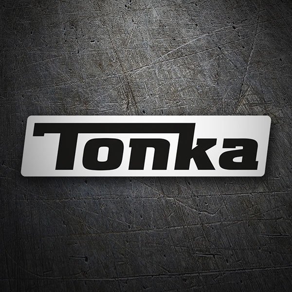 Autocollants: Tonka en Typographie Bold