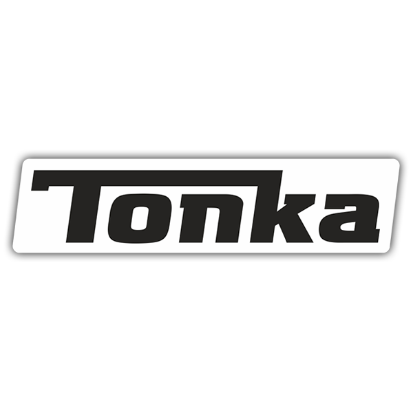 Autocollants: Tonka en Typographie Bold