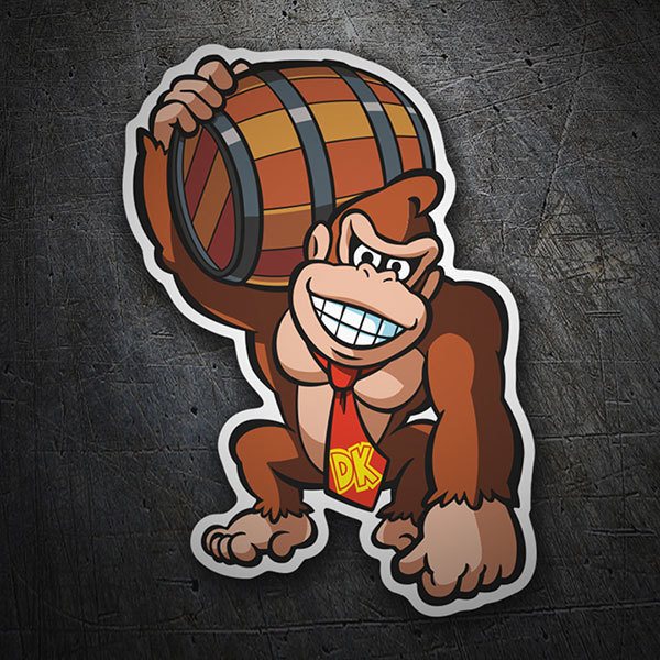 Autocollants: Donkey Kong DK 1