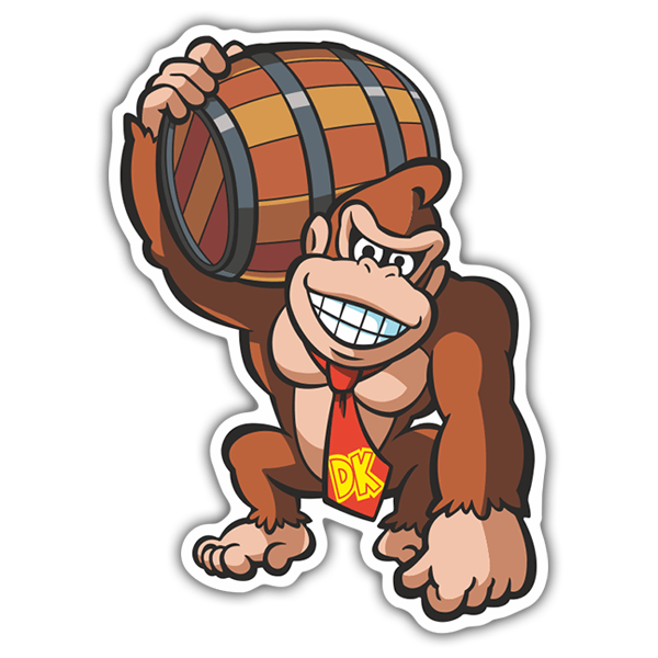 Autocollants: Donkey Kong DK 0